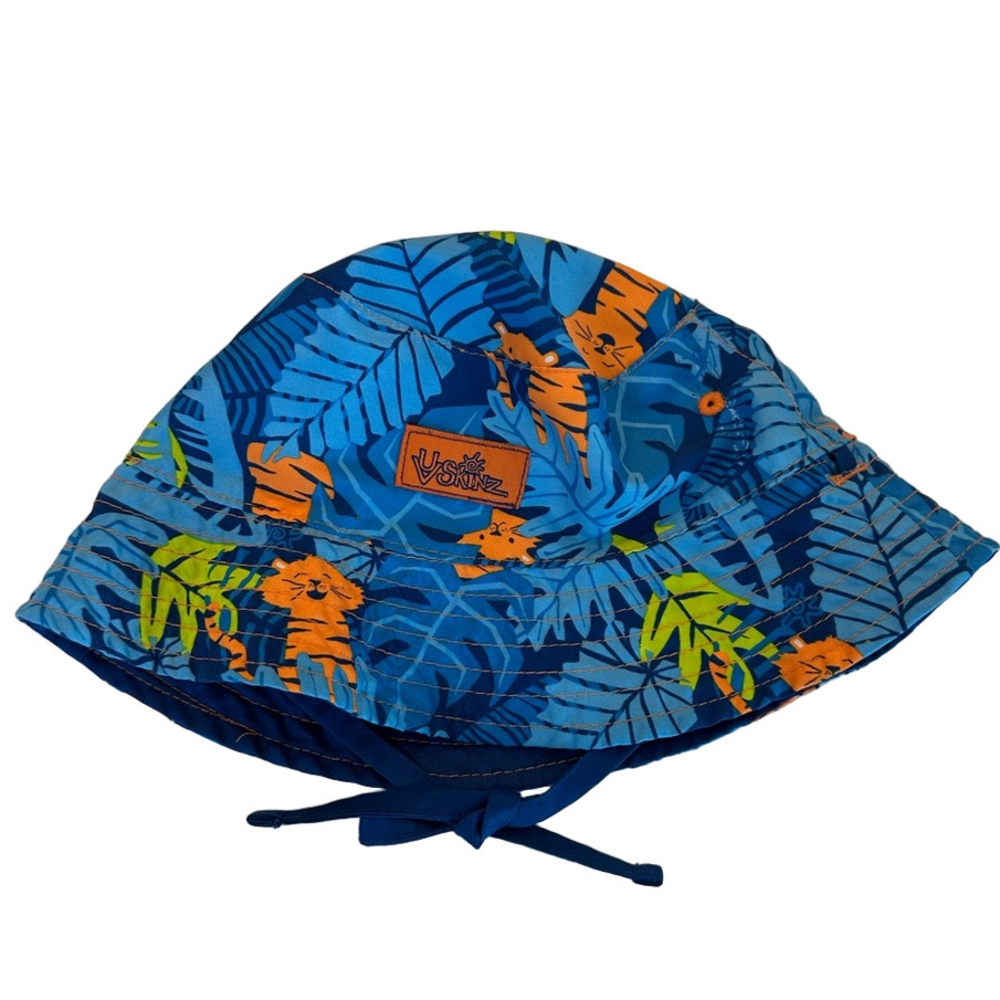 4/20$ UV SKINZ reversible jungle theme toddler sun hat bucket hat size 2T